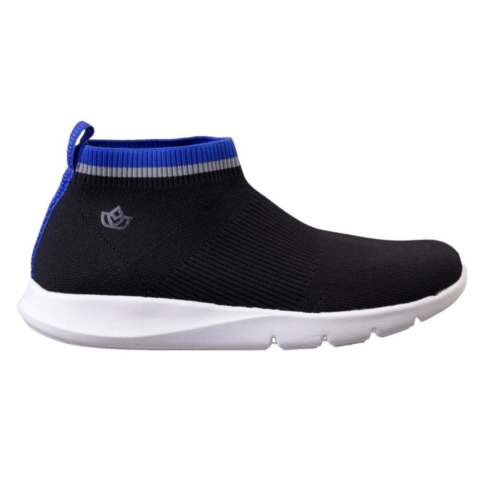 NIB Spenco 10 B Pure Love Pull On Sneaker Black Waco Shoe Orthotic Knit $89